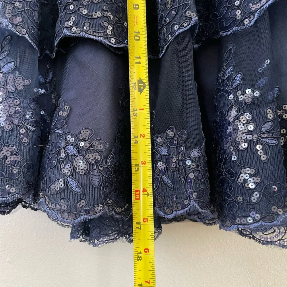 Kiss Prom/Hoco Dress in Navy Blue, Size 12 - Picture 6 of 9
